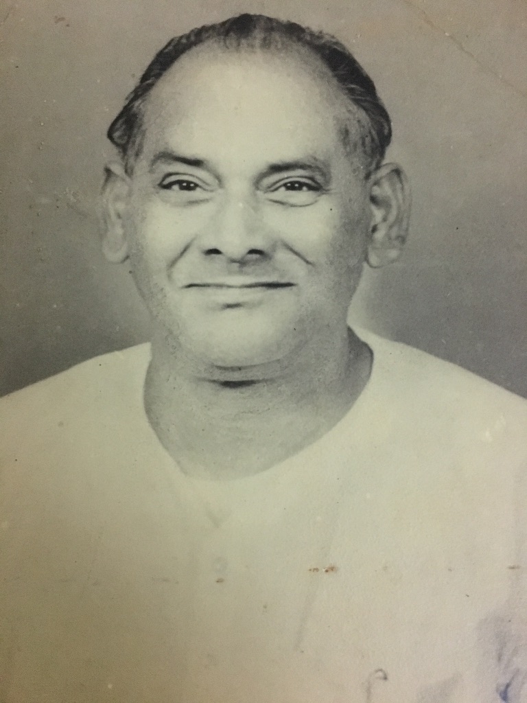 Portrait of Dr. A. K. Das, founder of Kalpana Medical Stores